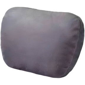 Gray Suede Car Seat Headrest Pillow for Neck Support, Ergonomic Arch Design, Soft Breathable Cushion for Comfort, Long-Lasting Stable Automobile Accessory