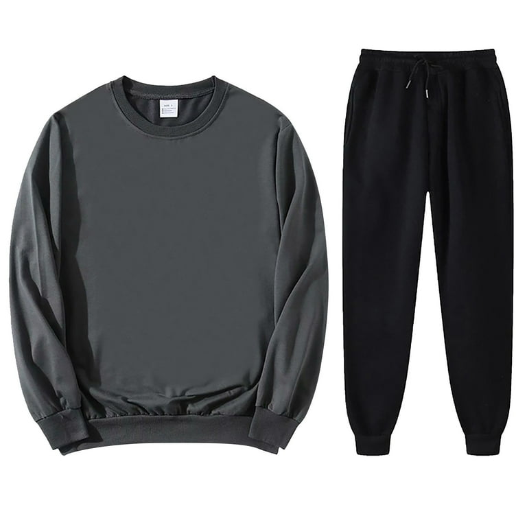 Black sweater and online sweatpants