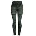 thumbnail image 1 of Gray Sweatpants Women Women's Jeans Bottom Pants Coloured Hip-up Super Bomb Slim Nine-minute Pants, 1 of 3