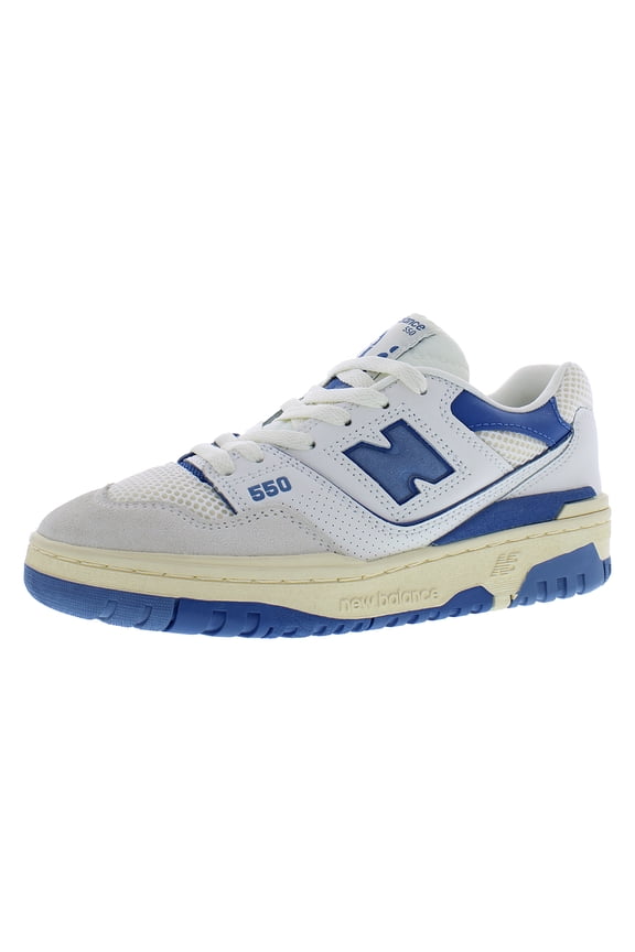 550 GS Boys Shoes Size 4.5, Color: Blue/White