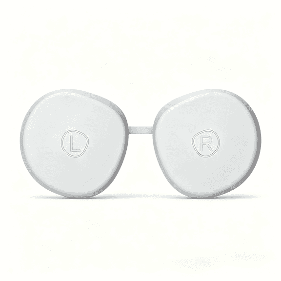Gray TPU Lens Protector Cover Soft Anti Scratch Light Blocking Guard Compatible with Meta Quest 3s/Quest 2