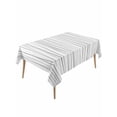 thumbnail image 1 of Gray Table Cloth, Abstract Lines Gradient Minimalist Modern Texture Waterproof Tablecloth for Rectangle Tables, Reusable Washable Fabric Table Cover for Restaurant Kitchen Dining Tables 60"x120", 1 of 6