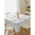 thumbnail image 1 of Gray Tablecloth Rectangle Table Cloth 60x84, Waterproof Tablecloth Outdoor Table Cloth, Abstract Lines Gradient Minimalist Modern Texture Washable Table Cover for Kitchen Dinning Party, 1 of 8