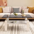 thumbnail image 1 of Gray Tempered Glass - Smooth Edge for Safety - Living Room Decor - Quick and Easy Assembly, 1 of 5