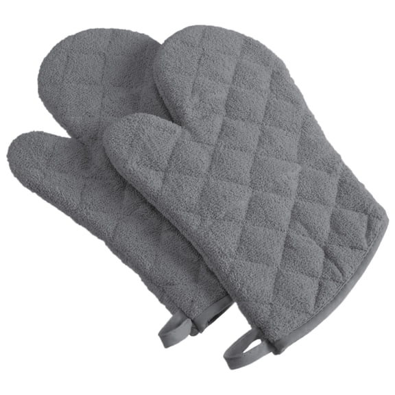 Gray Terry Oven Mitt (Set of 2)