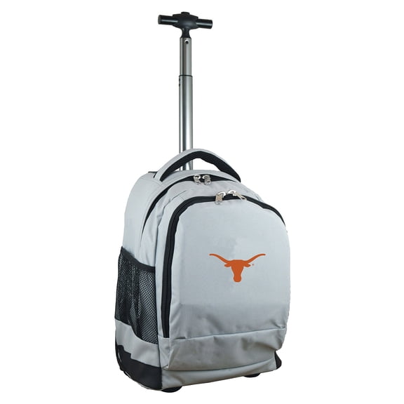 Gray Texas Longhorns 19'' Premium Wheeled Backpack