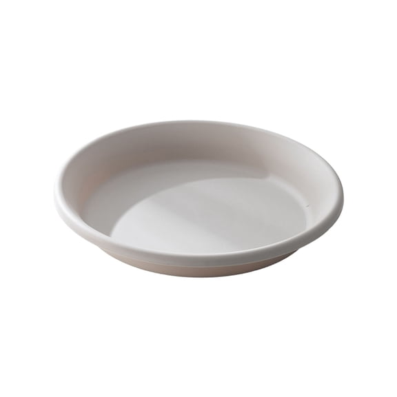 Gray Thickened Plastic Flower Pot Saucer - Small Round Water Drainage Tray for Potted Greenery Base