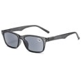 thumbnail image 1 of Gray Tinted Reading Glasses Sunglasses Readers Rectangle Spring Hinges 1.0~4.0, 1 of 3