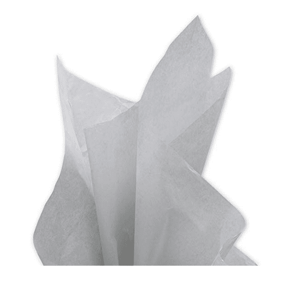 Gray Tissue Paper Squares, Bulk 100 Sheets, Presents by A1 Bakery Supplies, Made In USA Large 15 Inch x 20 Inch