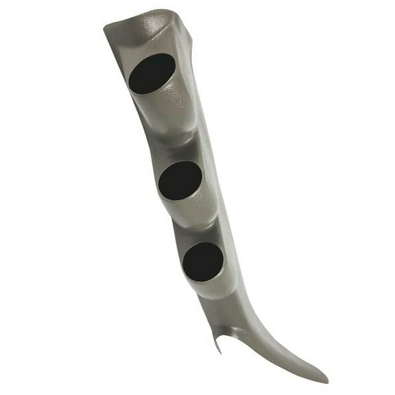 GlowShift | Gray Triple Gauge Pillar Pod for 2000-2006 GMC Sierra 1500, 2500HD & 3500HD 6.6 Duramax LB7, LLY, LBZ, LMM