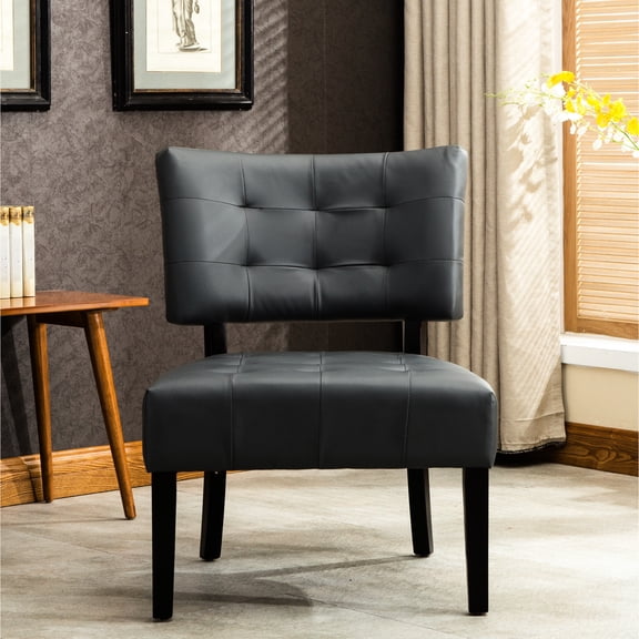 Gray Tufted Blended Leather - Adds a Touch of Class to Your Space