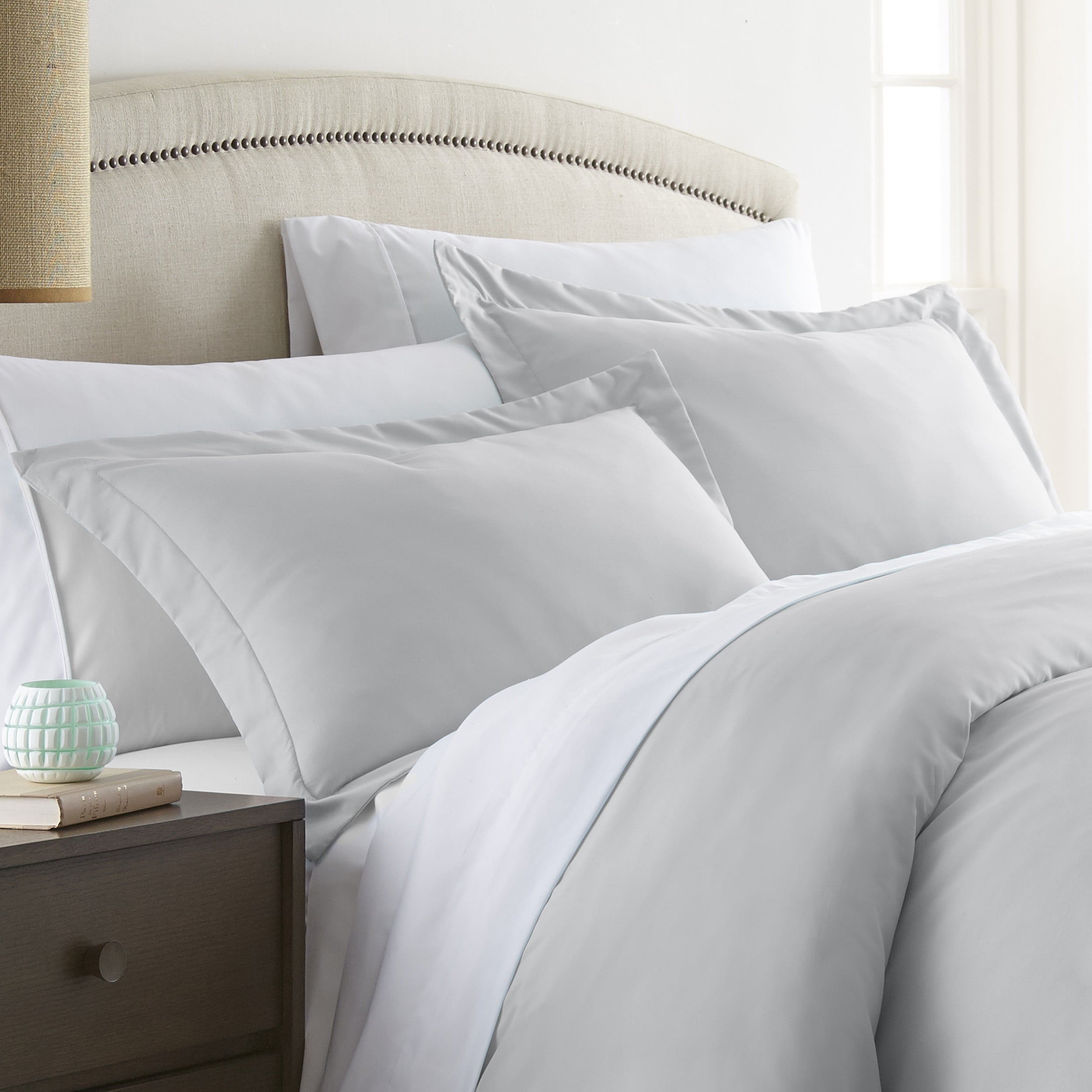 Gray Ultra Soft 2 Piece Pillow Sham Set, King