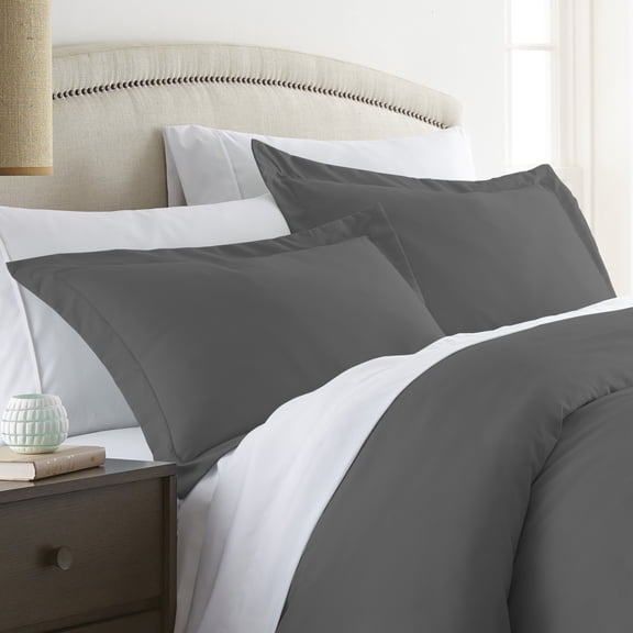 Gray Ultra Soft 2 Piece Pillow Sham Set, Standard
