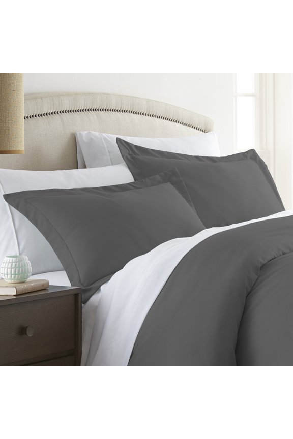 Gray Ultra Soft 2 Piece Pillow Sham Set, Standard