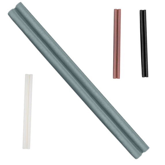 Gray Under Door Draft Stoppers 36 Inch Heavy Triangle Stop Draft Block Cold Air/Wind/Breeze Noise Blocker Door Sweeps Weather Stripping Bottom Seal