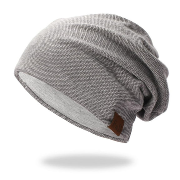 Gray Unisex Plush Knit Hat With Street Style Appeal And Lightweight Build For Layering In Cool Weather