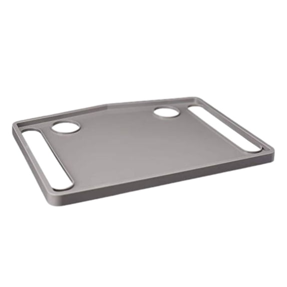 Gray Universal Walker Tray with 2 Cup Holders