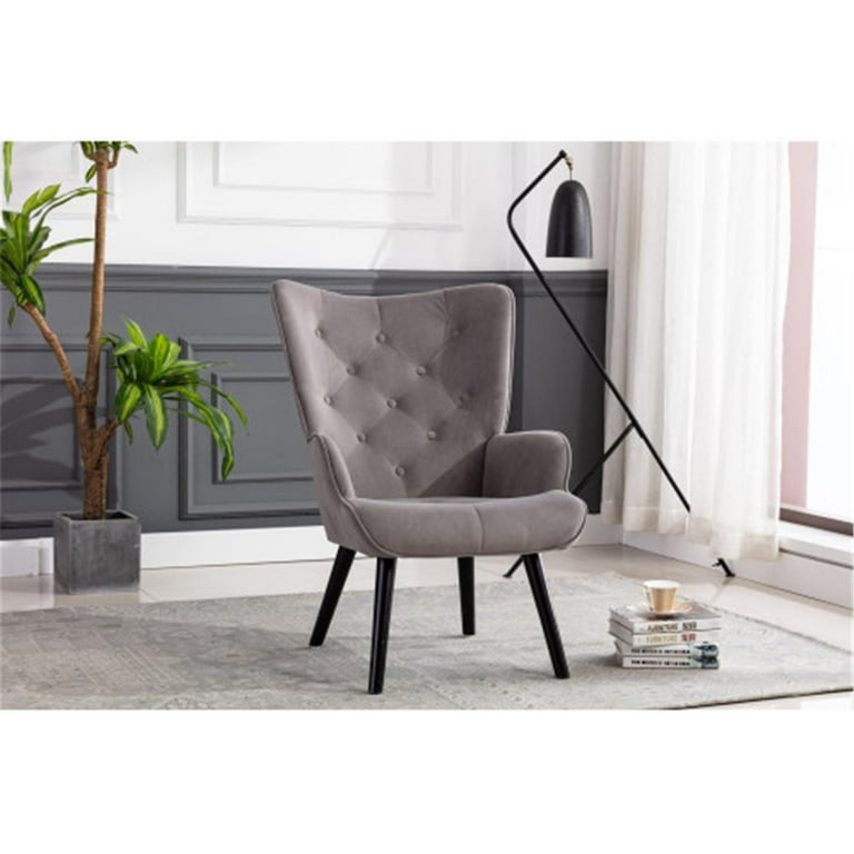 Tall velvet chair sales