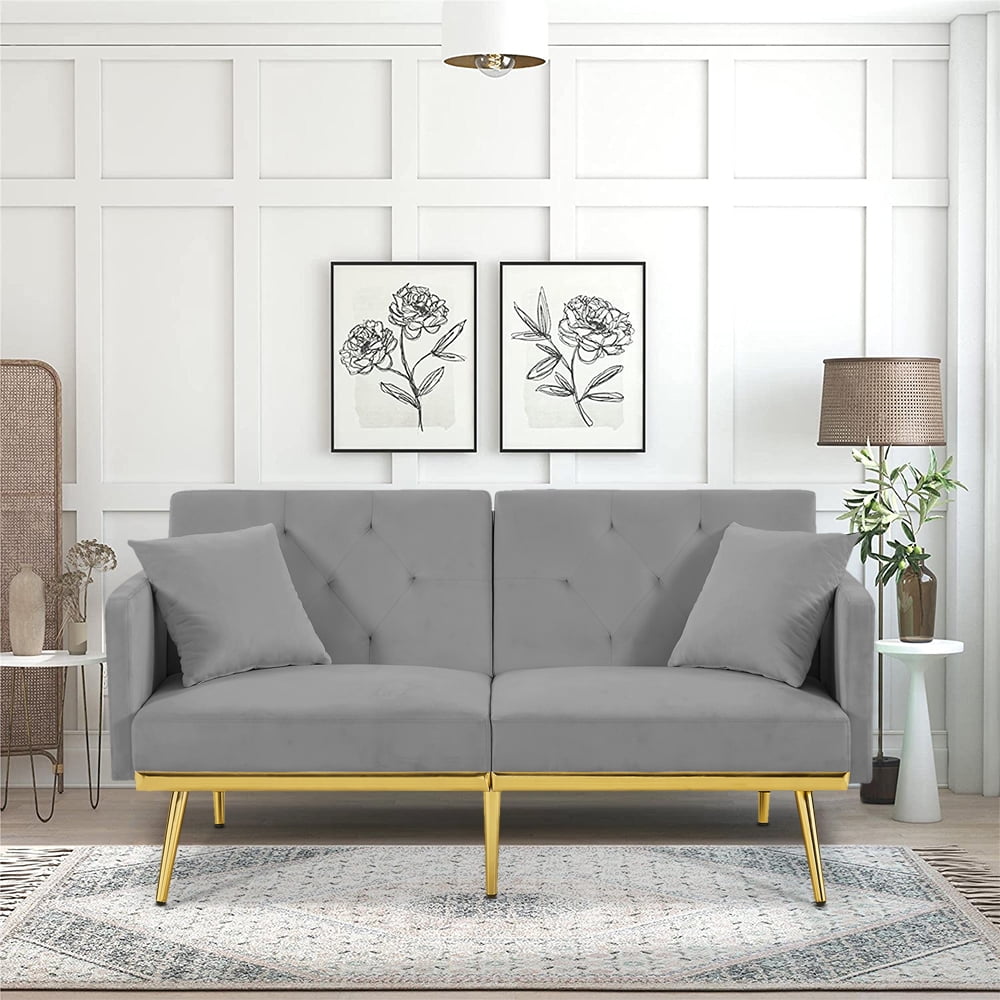 Gold 2024 sleeper sofa