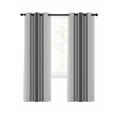 thumbnail image 1 of Gray Vertical Stripes Blackout Curtains, Light Blocking Print Window Curtains, Retro Simple Neutral Abstract Lines Thermal Insulated Window Drapes for Living Room 2 Panels, 55"W x 39"L, 1 of 9