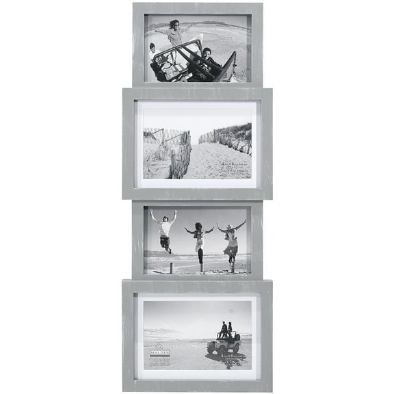 Gray-Wash PUZZLE collage displays 4 photos - either 4-4x6 or 2-4x6 2-5x7