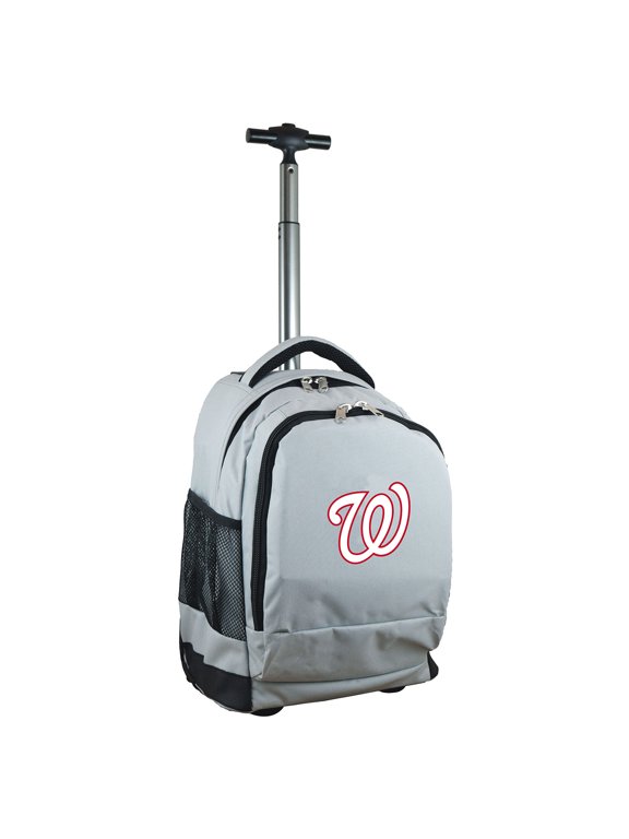 Gray Washington Nationals 19'' Premium Wheeled Backpack