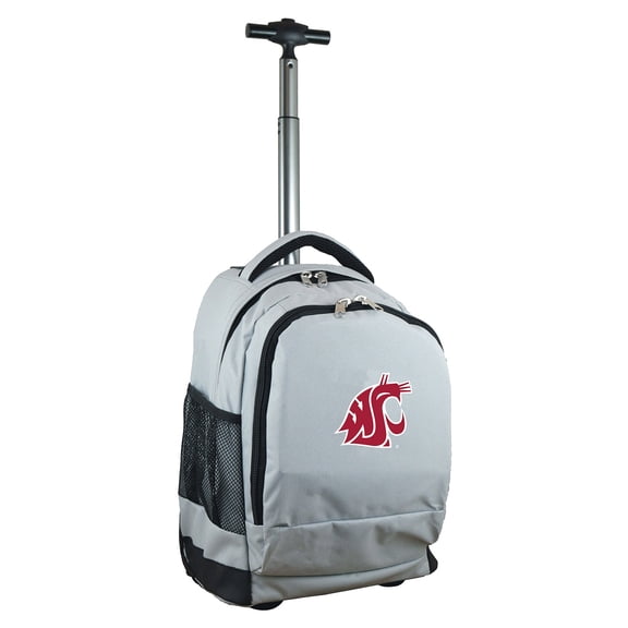 Gray Washington State Cougars 19'' Premium Wheeled Backpack