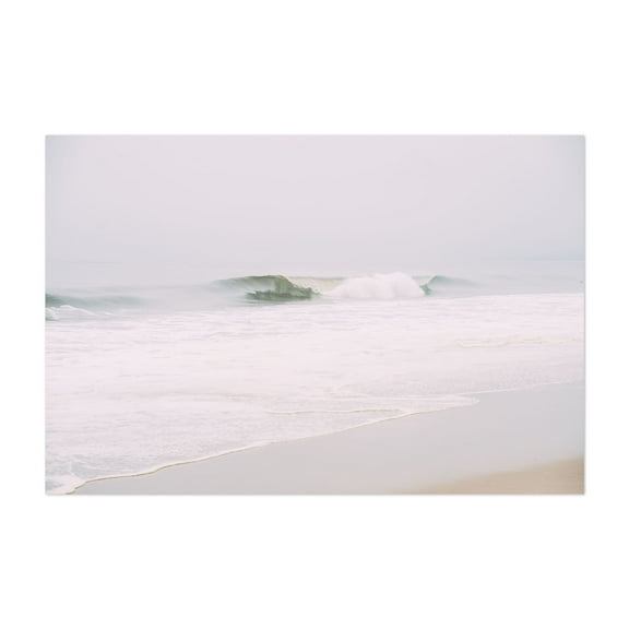 Gray Wave - Malibu California Photography Ocean Waves Beach Coastal Minimalist Seascape Nature Unframed Wall Art Print 4 x 6 inches