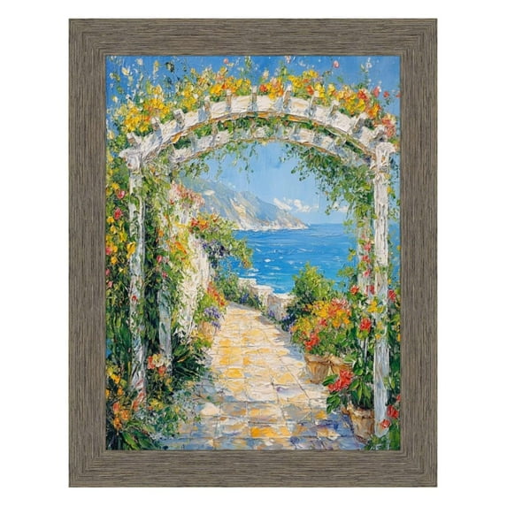 Gray Weathered Wood Picture Frame - Farmhouse Chabi Chic 30x30 frame