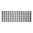 thumbnail image 1 of 72" Gray and White Buffalo Check Rag Rectangular Rug, 1 of 3