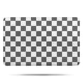 thumbnail image 1 of Gray and White Checkerboard Checkered Pattern Bathroom Rugs Mat,Non Slip Microfiber Bathroom Rug,Rubber Backing,Soft Bathroom Mats for Bathroom Floor,Tub and Shower,17x27in(43x68cm), 1 of 5