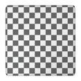 thumbnail image 1 of Gray and White Checkerboard Checkered Pattern Square Fitted Tablecloth with Elastic Edge,Square Table Cover,Washable Elastic Table Cover for Home Kitchen Party Decor 36"x36", 1 of 6