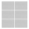 thumbnail image 1 of Gray White Checkered Pattern Summer Placemats Table Placemats Set Of 6-Linen Kitchen Washable Placemats Table Mats 11.8"x17.7" Non-Slip Heat Resistant, 1 of 5