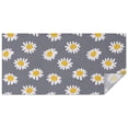 thumbnail image 1 of Gray White Flower Pattern Rectangle Tablecloth 60"x120",Waterproof Polyester Rectangle Table Cloth, Wipeable Spillproof Polyester Tablecloth for Dining, Camping, Indoor and Outdoor, 1 of 6