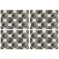 thumbnail image 1 of Gray White Gold Marble Pattern Summer Placemats Table Placemats Set Of 4-Linen Kitchen Washable Placemats Table Mats 11.8"x17.7" Non-Slip Heat Resistant, 1 of 6