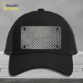 thumbnail image 1 of Gray White Quatrefoil Oil Rubbed Novelty License Plate Hat Mesh Black, 1 of 1