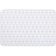 Gray White Stripes Chevron Zigzag Geometric, Bathroom Shower Mat