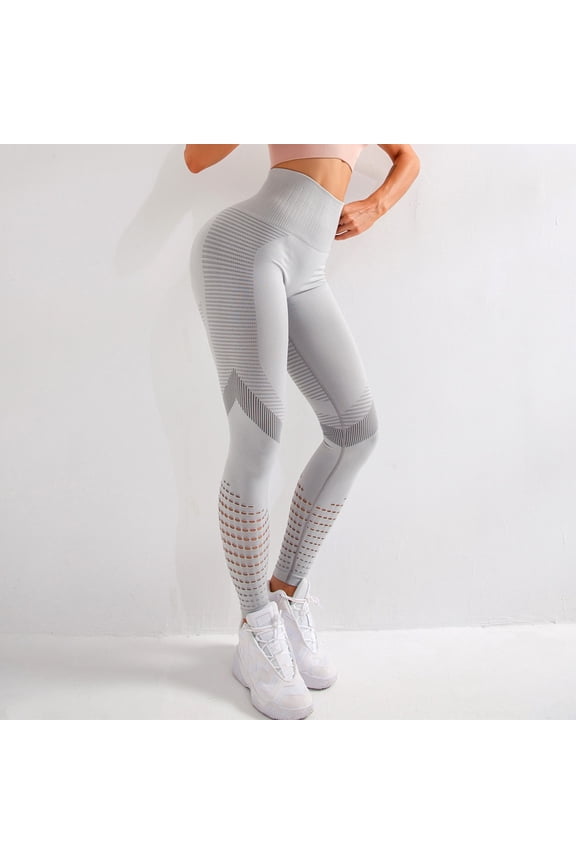 Gray Wide Leg Sweatpants Women Casual Stretchy Tight Push Up Yoga Sport Legging Running Pant Trouser Fashion Clothing