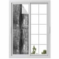 thumbnail image 1 of Gray Window Privacy Film, Retro Oil Painting Modern Abstract Art Aesthetics Static Cling UV Sun Blocking Heat Control Window Tint, Non-Adhesive One Way Windows Privacy Cover 17.7''x78.7'', 1 of 7