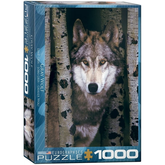 Gray Wolf 1000-Piece Puzzle