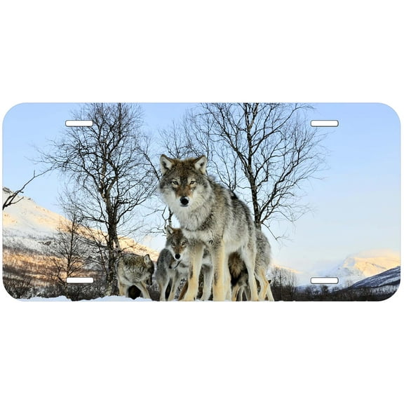 Gray Wolf TAG07 Novelty Car Auto License Plate
