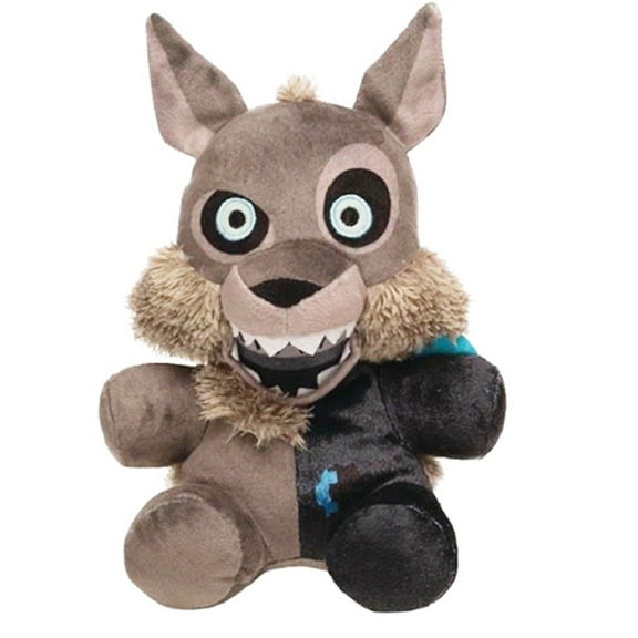 Gray Wolf Twisted Ones Plush - 8" FNAF Plush Stuffed Animal Doll Toy for Boy Girl