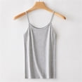 thumbnail image 1 of Gray Women's Tanks, Womens Soft Tank Top Vest With Built In Bra Sleeveless Comfy Stretch Yoga Gym Tops Workout Tank Tops,Women's Tanks & Camis M, 1 of 6