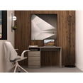 thumbnail image 1 of Gray Workstation Desk With 3 Drawers And Open Shelf For Productivity 3 Efficient Office Setup, 1 of 5