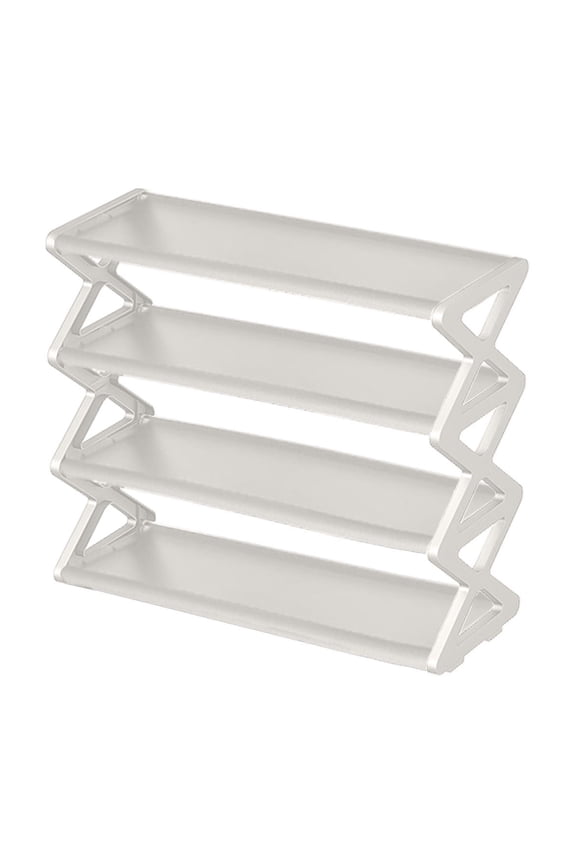 Gray X Shaped Shoe Rack Space Saving Organizer Multifunctional Storage Shelf For Entryway Dormitory Closet Portable Assembly Design