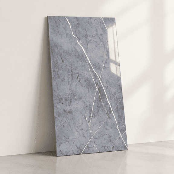 Gray-YSH 10 Pack Marble Look 3D Peel and Stick Wall Panels, 23.82 x 12.40 in