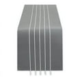 thumbnail image 1 of Gray and White Stripe Tassel Table Runner 14x72, 1 of 3