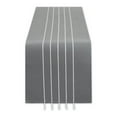 thumbnail image 1 of GRAY/ WHITE STRIPE TASSEL TABLE RUNNER 14x108, 1 of 3
