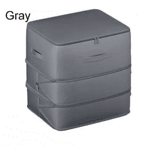 Gray for Ultra Space Saving Self Organizer Condense Duvet Storage Bag