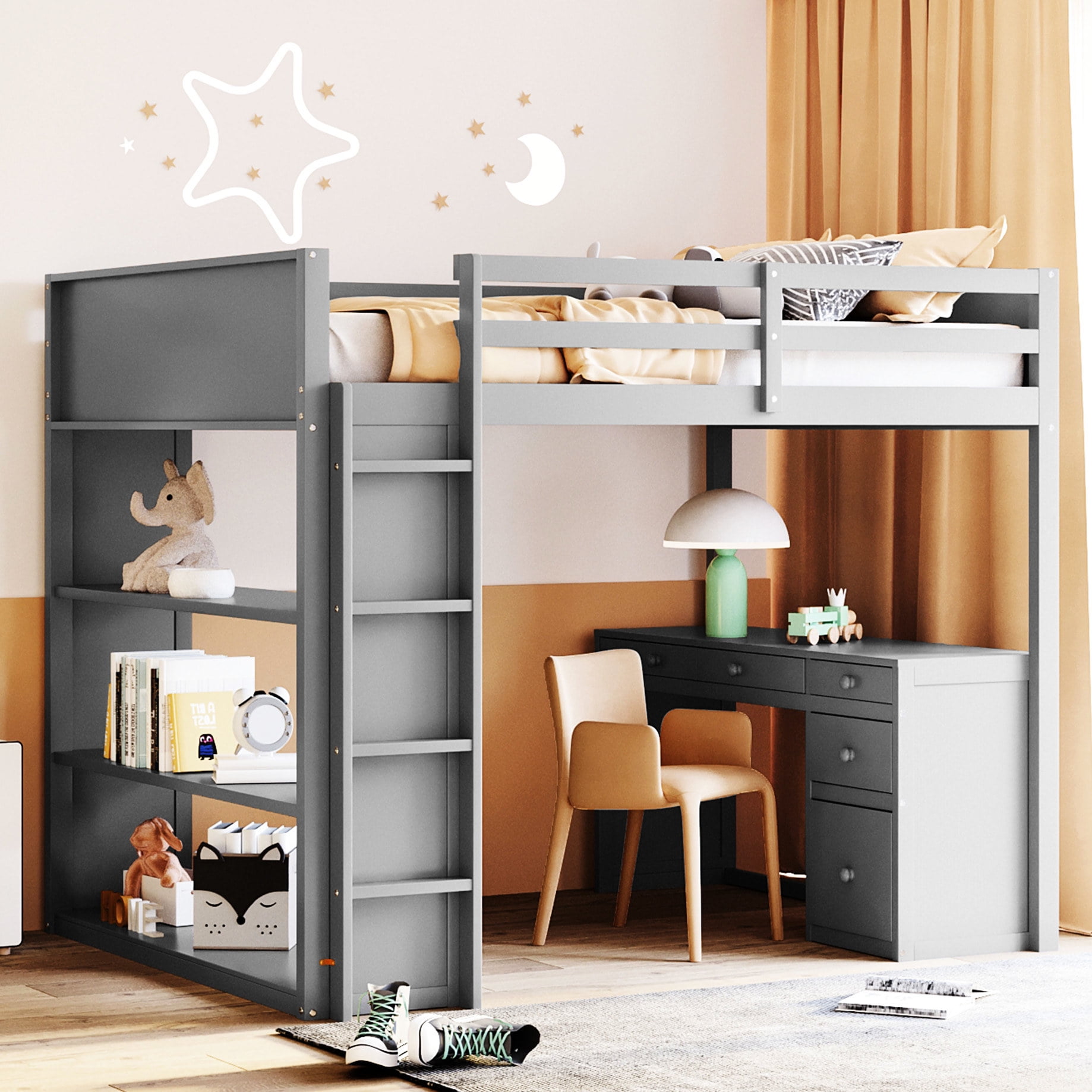 Sleep And Study Loft Bed